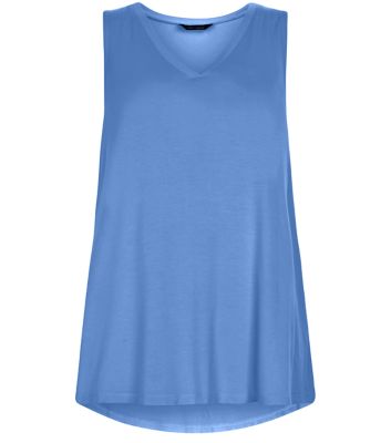 Comprar Blue V Neck Swing Vest al mejor precio