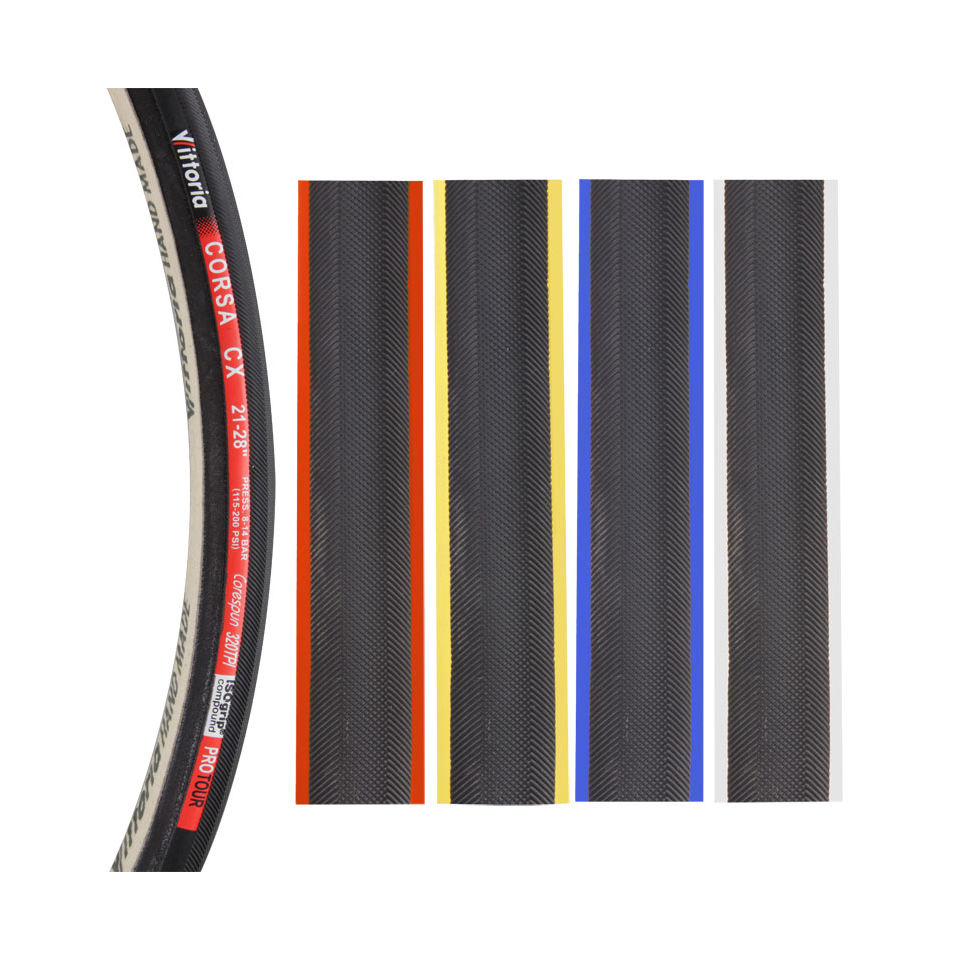 Comprar Vittoria Corsa CX Tubular Road Tyre - Black/Blue - 28in x 23mm al mejor precio