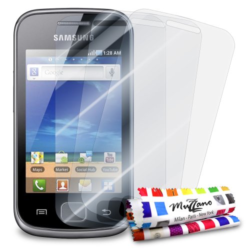 Comprar 3 Protecciones de Pantalla transparentes para SAMSUNG GALAXY GIO / S5660 