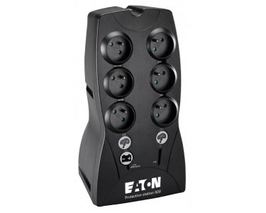 Comprar Eaton Protection Station 500 FR - Fuente de alimentación continua (UPS) (Tipo E (FR), Mini tower, Sealed Lead Acid (VRLA), 50/60, Negro, Fax, Modem, Red, Teléfono) al mejor precio