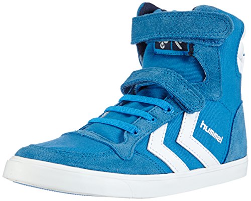 Comprar Hummel Hummel Sl Stadil Jr Canvas Hi - Zapatillas de deporte, unisex, color azul (brilliant blue 7359), talla 32 al mejor precio