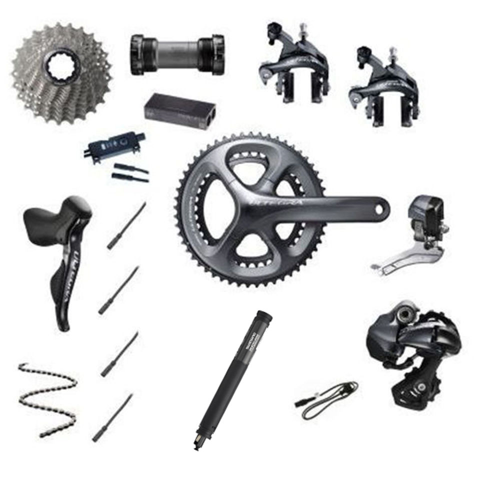 Comprar Shimano Ultegra Di2 6870 11 Speed Groupset - Grey 175mm-11/25-36/52 BSA al mejor precio