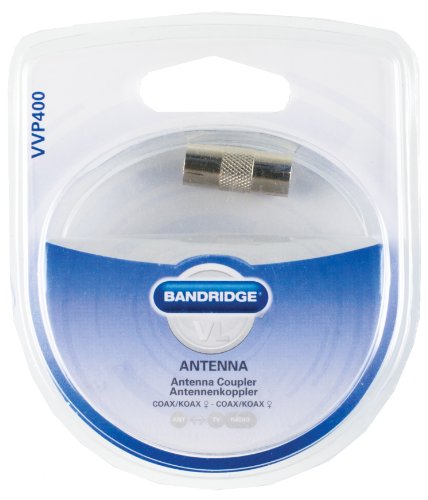Comprar Bandridge Antenna Coupler - Adaptador para cable (1x Coax, 1x Coax, Cromo, Hembra/hembra) al mejor precio