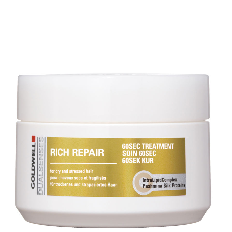 Comprar Mascarilla reparadora 60seg Goldwell Dualsenses Rich Repair (200ml) al mejor precio