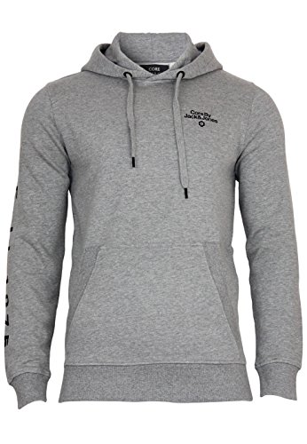 Comprar Jack & Jones Sweatshirt Mono Sweat Hood, Größe:S;Farbe:Light Grey Melange al mejor precio