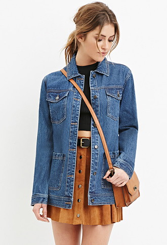 Comprar Cazadora Denim Larga al mejor precio