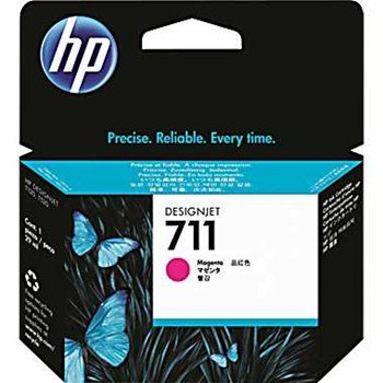 Comprar HP 711 - Cartucho de tinta para impresoras (Magenta, 29 ml, HP Designjet T120, T520, 10 - 90%, -40 - 60 °C, 5 - 35 °C) al mejor precio