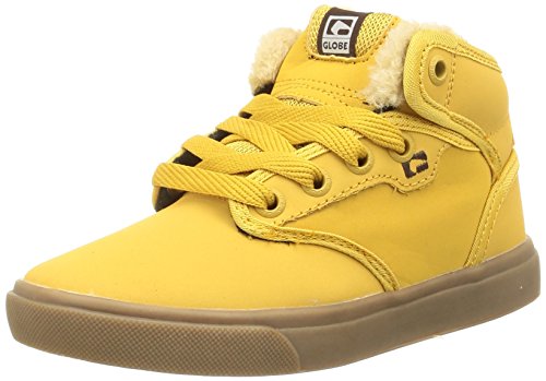 Comprar GlobeMotley Mid - zapatillas de skateboard niños , Amarillo (Jaune (16240)), 38 EU (6 US) al mejor precio