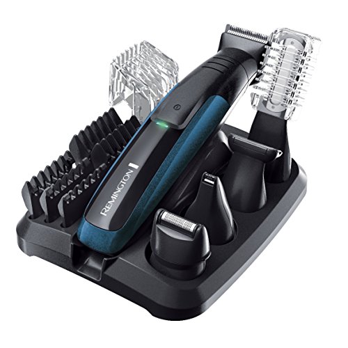 Comprar Remington PG6150 GroomKit Lithium - Kit cortapelos inalámbrico multifunción, color negro y morado al mejor precio