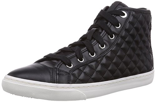 Comprar Geox D NEW CLUB A - Zapatillas deportivas altas de material sintético mujer, color negro, talla 41 al mejor precio