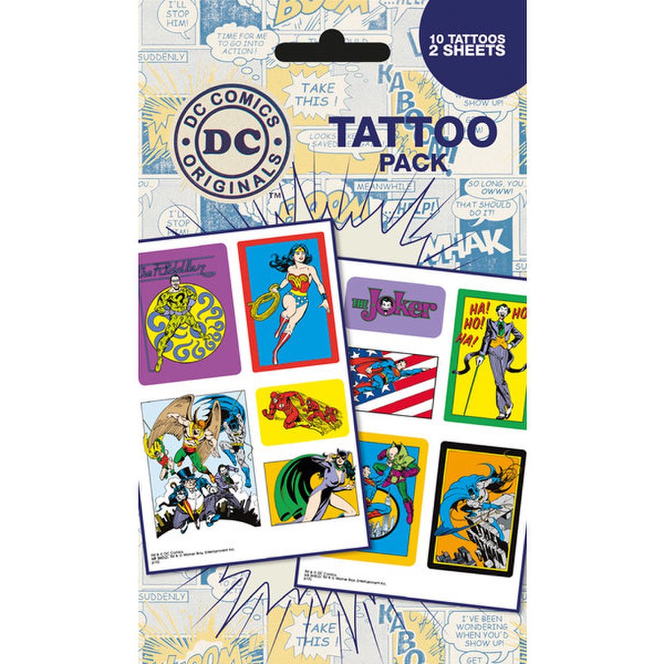 Comprar DC Comics Heroes and Villians - Tattoo Pack al mejor precio