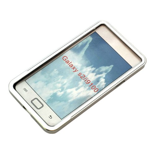 Comprar Bumper metalico para Samsung Galaxy S2, plata al mejor precio
