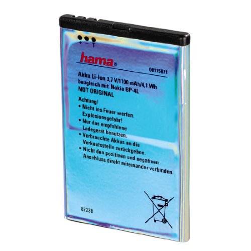 Comprar Hama 00115971 batería recargable - Batería/Pila recargable (1100 mAh, Navegador/computadora móvil de mano/ teléfono móvil, iones de litio) Plata al mejor precio