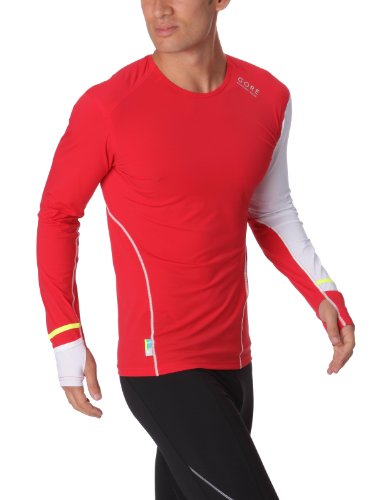 Comprar GORE RUNNING WEAR X-Run Ultra Manga Larga - Camiseta de running para hombre, color rojo, talla XXL al mejor precio