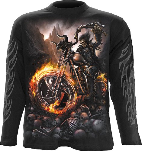 Comprar Spiral - Camiseta de manga larga - para hombre negro XX-Large al mejor precio