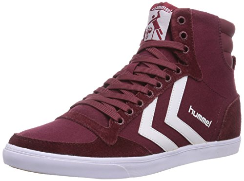 Comprar hummel HUMMEL SL STADIL CANVAS HI - zapatillas deportivas altas de lona unisex, color rojo, talla 43 al mejor precio