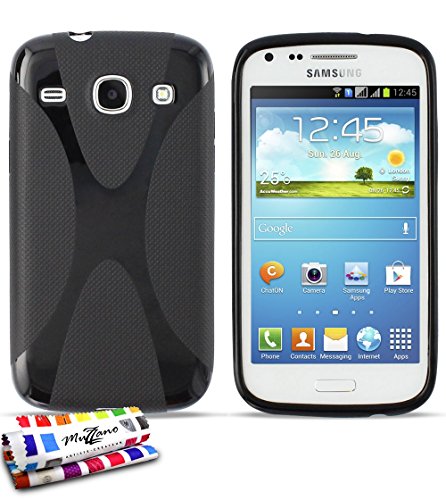 Comprar Muzzano F24576 - Funda para Samsung Galaxy Core / I8260, color negro al mejor precio