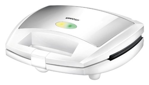 Comprar Unold 48421, 750 W, 230 V, Plástico, Acero inoxidable, 240 x 227 x 100 mm, Acero inoxidable, Blanco - Sandwichera al mejor precio