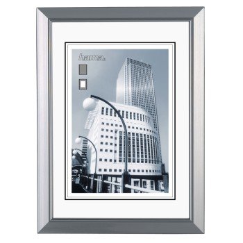 Comprar Hama Valencia, 40 x 50 - Marco (40 x 50, Single picture frame, Plata, De plástico, 28 x 35 cm) al mejor precio