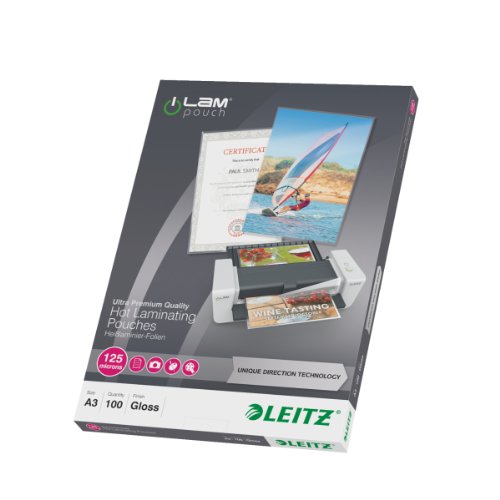 Comprar Leitz 74880000 UDT iLAMA3 - Bolsas de plastificación en caliente 125 micras al mejor precio