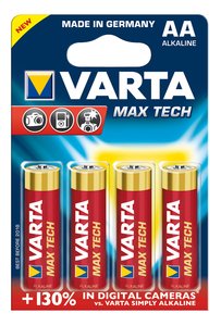 Comprar Varta Max Tech AA - Pilas (Alcalino, Cilíndrico, 1,5V, 5,05 cm) Multi al mejor precio