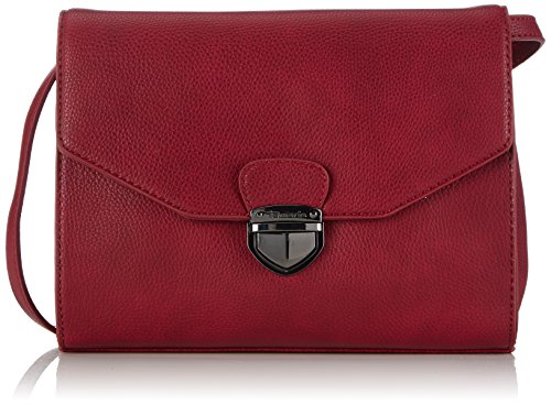 Comprar Tamaris JOSEPHINE Small Crossover Bag - Bolso de hombro de piel sintética mujer, color rojo, talla 25x19x8 cm (B x H x T) al mejor precio