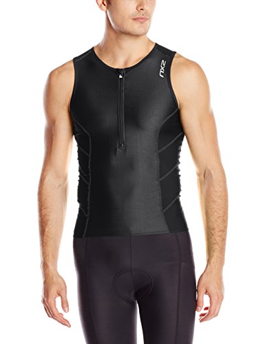 Comprar 2XU G:2 Tri Singlet Larga Distancia Caballero, Negro, M al mejor precio