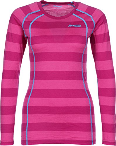 Comprar Bergans Fjellrapp W Camiseta de manga larga M pink striped al mejor precio