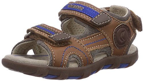 Comprar Geox B SANDAL PIANETA B - Zapatos primeros pasos de cuero para niño, color marrón, talla 27 al mejor precio