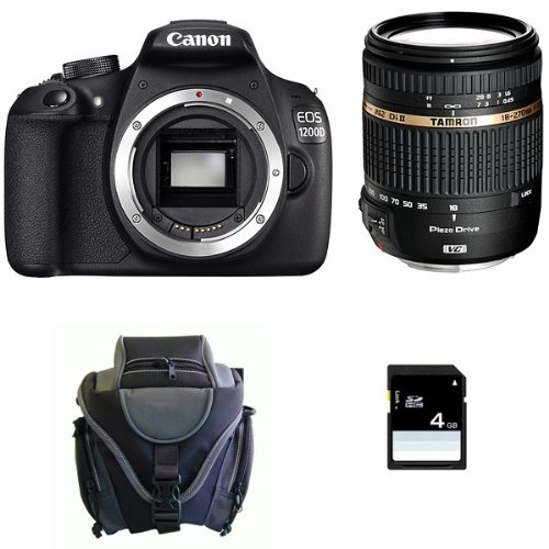 Comprar CANON EOS 1200D + TAMRON 18-270 Di II VC PZD + acabado + Carte SD 4Go al mejor precio