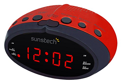 Comparar mejores precios Sunstech FRD16RD - Despertador (AM/FM Digital PLL , snooze) color rojo con descuentos Comprar Sunstech FRD16RD - Despertador (AM/FM Digital PLL , snooze) color rojo al mejor precio