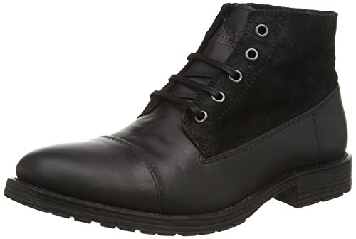 Comprar Jack & Jones Jjkingsley Leather/Suede Boot 1 - Botas de otra piel hombre, color negro, talla 45 al mejor precio
