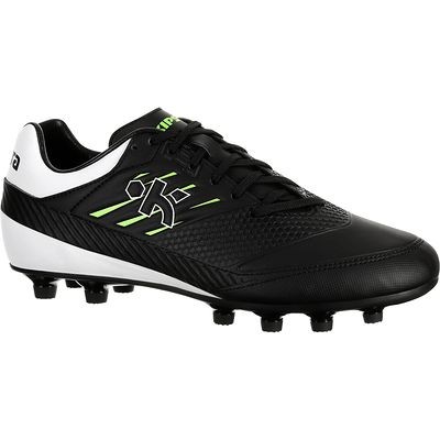 Comprar Botas de rugby adulto terrenos secos Skill 300 FG negro blanco KIPSTA al mejor precio