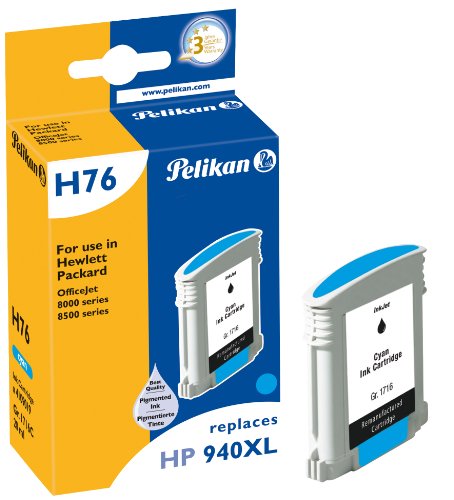Comprar Pelikan H76 - Cartucho inkjet (para HP OfficeJet Pro 8000, 8501, 20 ml) color cyan pigmentado al mejor precio