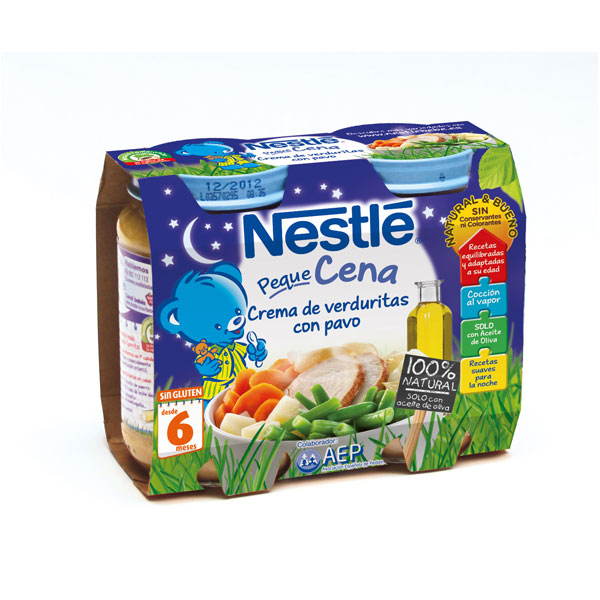 Comprar Tarrito Nestlé Peque Verduras y Pavo 2X200 g. al mejor precio