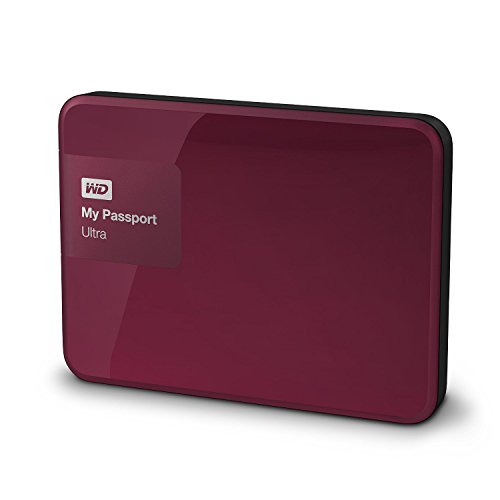 DRIVE, MY PASSPORT ULTRA, BERRY 1TB, WD WDBGPU0010BBY-EESN By WESTERN DIGITAL