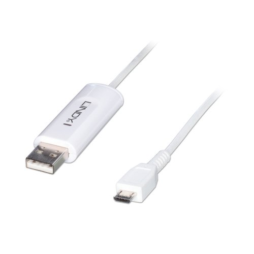 Comprar LINDY - Cable de datos mini USB a USB (1,2 m, para Android), color blanco al mejor precio