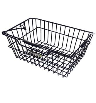 Comprar Hinterradkorb Basil Cairo Luxe 39x30x18cm,schwarz,weitmaschig,abgeschr. al mejor precio