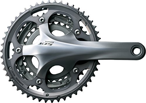 Comprar Shimano 105 FC5750DX04S - Bielas 10 Velocidades , 172,5 mm 50/34, color plata al mejor precio