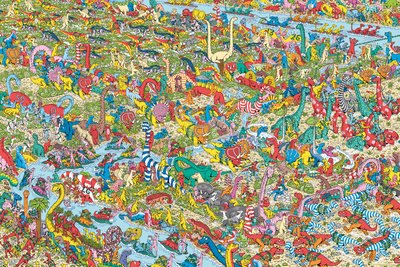 Comprar Póster Dónde está Wally Jurassic Games 91,5x61cm Producto Oficial al mejor precio
