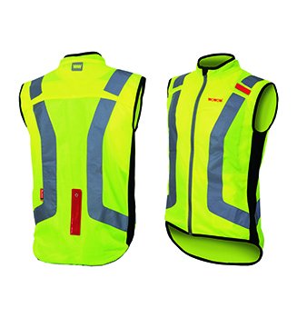 Wind-Jacke Wowow Flandrien signalgelb m. Reflexstreifen Gr.M