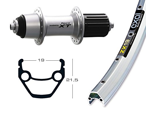 Comprar H Rueda de 26 x 1.75deore XT 8/9 F. Silb.SSP, 36 agujeros Exal ZX 19 plata.Niro de spei. al mejor precio