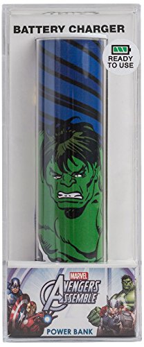 Comprar Tribe Disney Marvel - Cargador externo portátil móvil universal con salida USB (2600 mAh), diseño Hulk al mejor precio