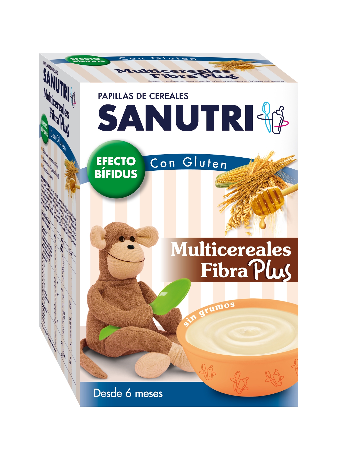 Comprar Papilla Sanutri Multicereales Fibra Plus 600 gr. al mejor precio