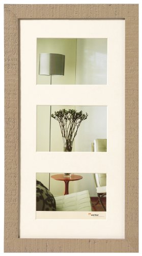 Comprar Walther, Home, Marco Multifoto De Madera Para 3 Fotos, HO338C,  29.8 x 52.1 cm, Marrón al mejor precio