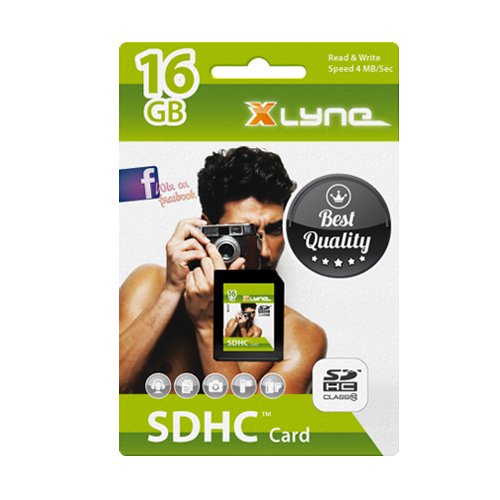 Comprar xlyne SDHC 16GB - Tarjeta de memoria (16 GB, Secure Digital High-Capacity (SDHC), Negro) al mejor precio