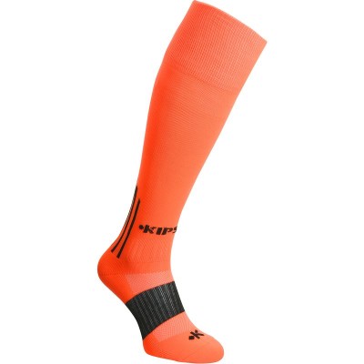 Comprar Medias largas de fútbol adulto F 500 naranja fluorescente KIPSTA al mejor precio