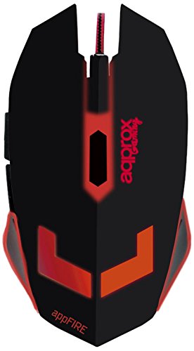 Comparar mejores precios Approx Gaming APPFIRE - Ratón para gaming, 13 x 7.2 x 4, negro y rojo con descuentos Comprar Approx Gaming APPFIRE - Ratón para gaming, 13 x 7.2 x 4, negro y rojo al mejor precio