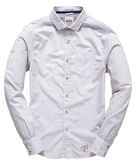 Comprar Camisa con cuello italiano de manga larga al mejor precio