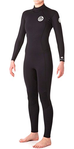Comprar Rip Curl Ladies Dawn Patrol 4/3mm GBS Back Zip Wetsuit in Black WSM4FW Sizes- - Ladies 10 al mejor precio